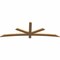 Ekena Millwork Alberta Smooth Timber Gable Bracket, Western Red Cedar, 84"W x 28"H x 1 1/2"D x 3 1/2"F, 8/12 Pitch GBW084X28X0204ALB00SWR - alternate 3